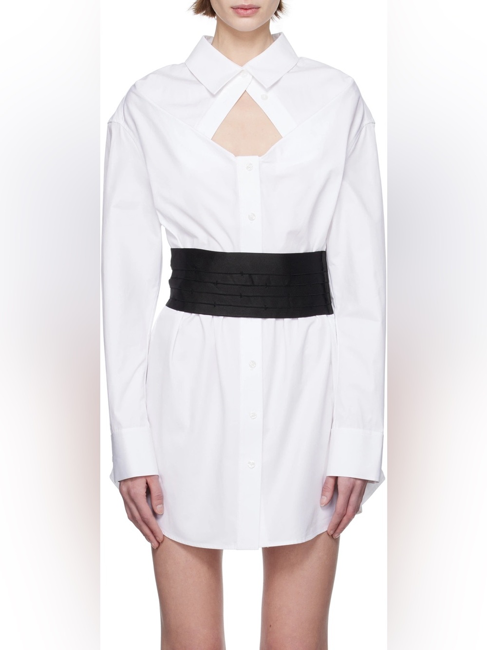 NWT Alexander Wang Mini Shirt Dress with Elastic Waist